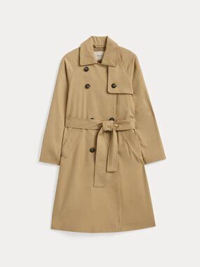 Everlane Camel Belted Trench Coat